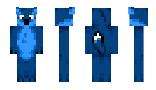 Minecraft skin BigBlueFox