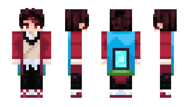 Minecraft скин по нику T0K1TO_MUICHIRO