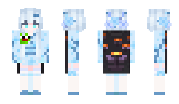 Minecraft skin blubirdds