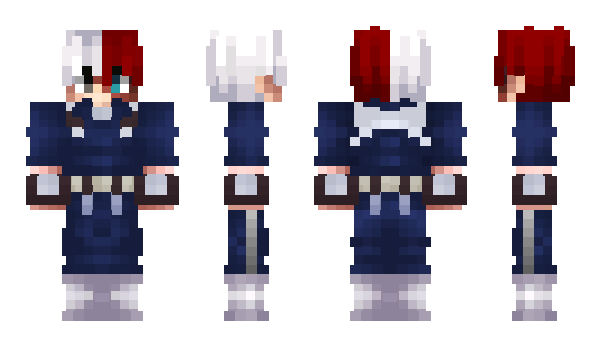 Minecraft skin ShoutoTodoroki