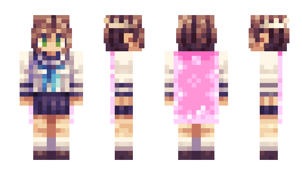 Minecraft skin wiigirl09