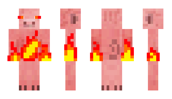 Minecraft скин по нику BlazePig