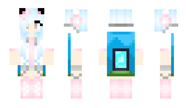Minecraft skin unikittybb13