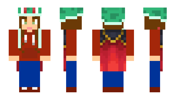 Minecraft skin Ohozelot