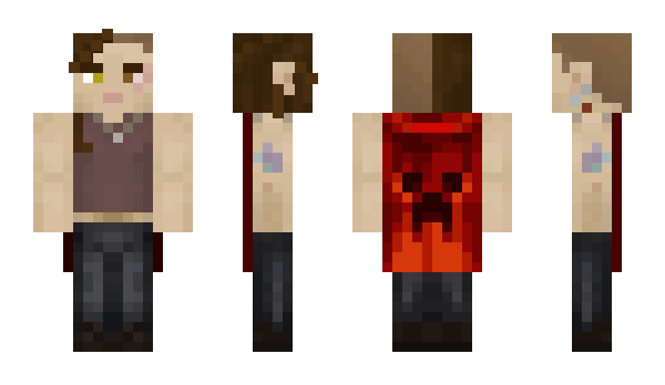 Minecraft skin PiercePlotHoles