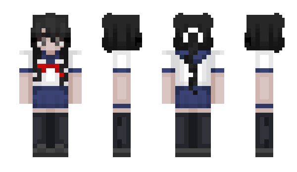 Minecraft skin Kumiko_Oumae