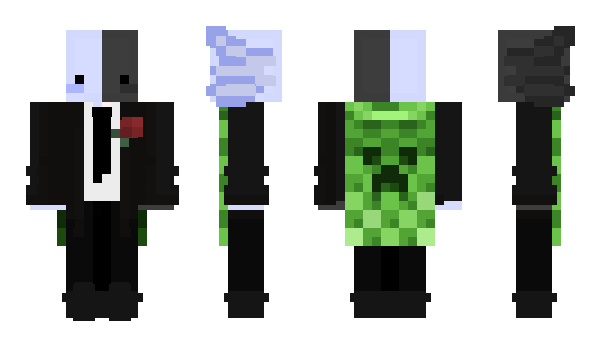 Minecraft skin Axolll