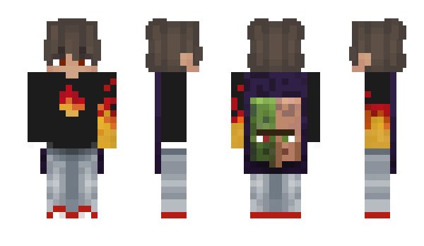 Minecraft skin SemyFlame