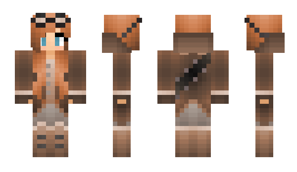 Minecraft skin MissSilver000