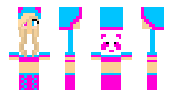 Minecraft skin PinkLeopard20