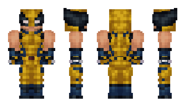 Minecraft skin WolverineVA