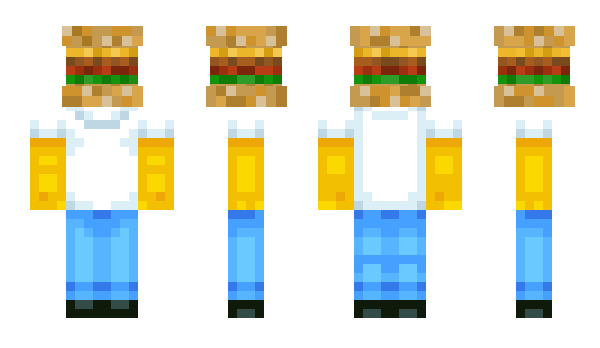 Minecraft скин по нику Hamberger