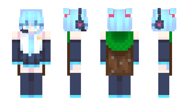 Minecraft skin FrostyGoated