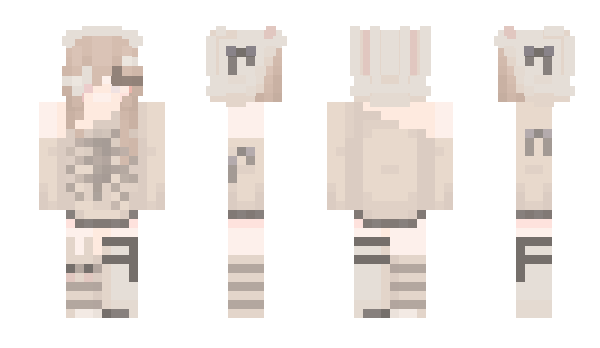 Minecraft skin CursedGirl