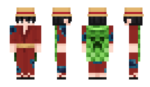 Minecraft skin Luffyy___