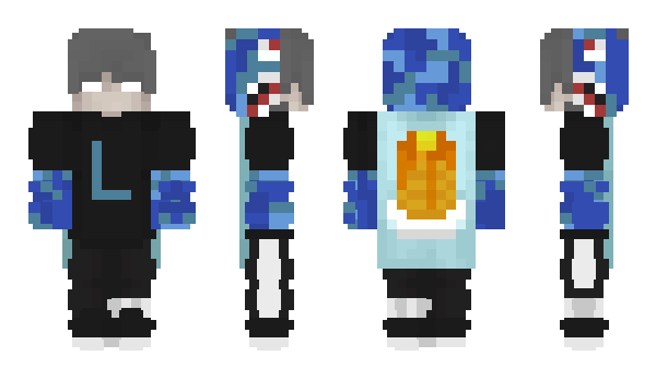 Minecraft skin Dqrkp
