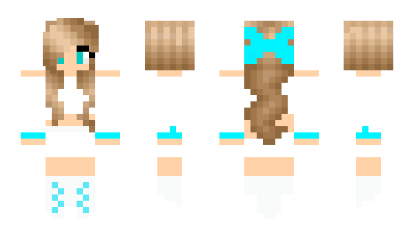 Minecraft skin Crystally