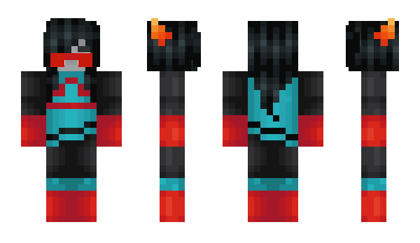 Minecraft skin 3dwoman