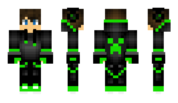 Minecraft skin Green_Guy1