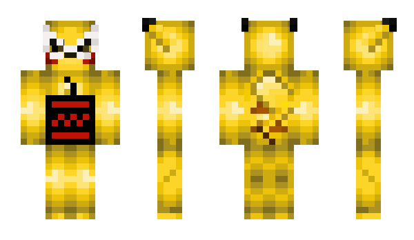 Minecraft skin YellowFlashPika