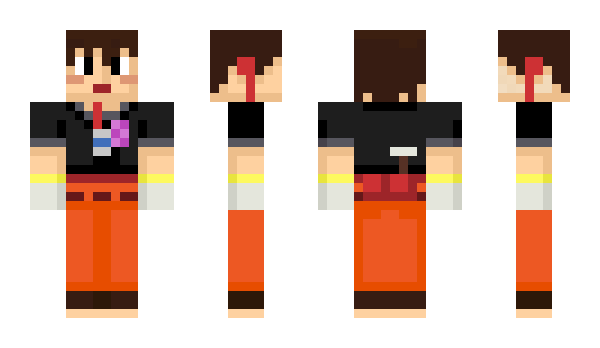 Minecraft skin orangena