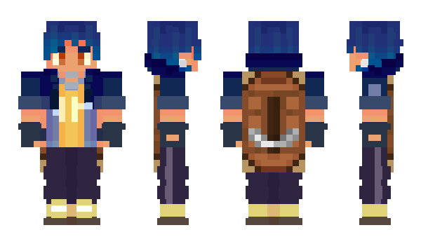 Minecraft skin MercuryBlue20