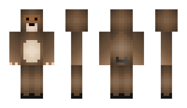 Minecraft skin xIBearclaw