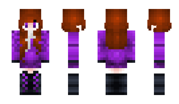 Minecraft skin PurpleMa