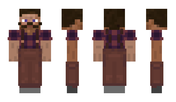 Minecraft skin CbIPHIK