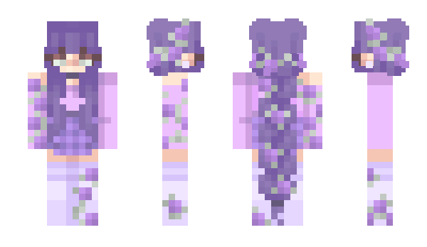 Minecraft skin MaxxyPurple