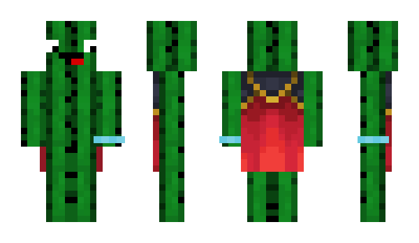 Minecraft skin CactusCrasher