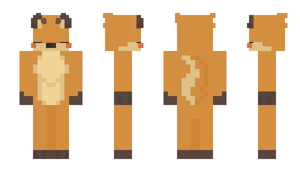 Minecraft skin Foxxinator