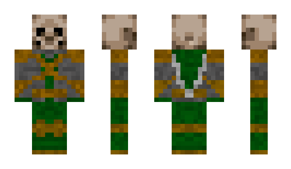 Minecraft скин по нику RaccoonBot