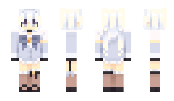 Minecraft skin Silver_hsu