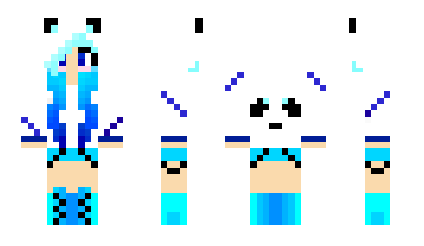 Minecraft skin Piojita