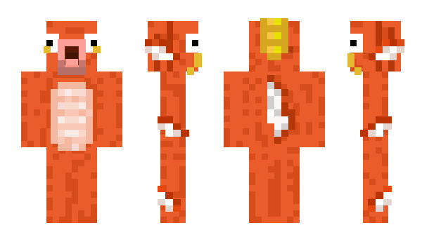 Minecraft skin OrangeKoifish