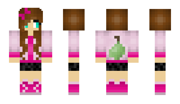 Minecraft skin PinkFluffyPear