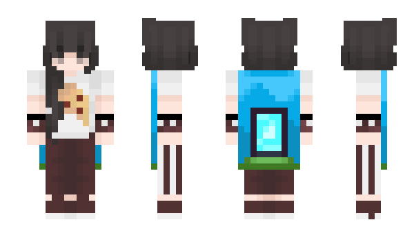 Minecraft skin PizzaAndBurger