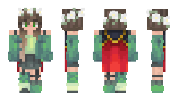 Minecraft skin Moriane