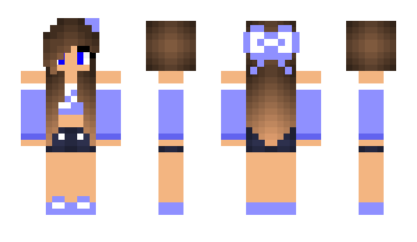 Minecraft skin Blu_Rose