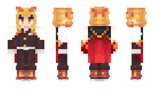 Minecraft skin kyojurou