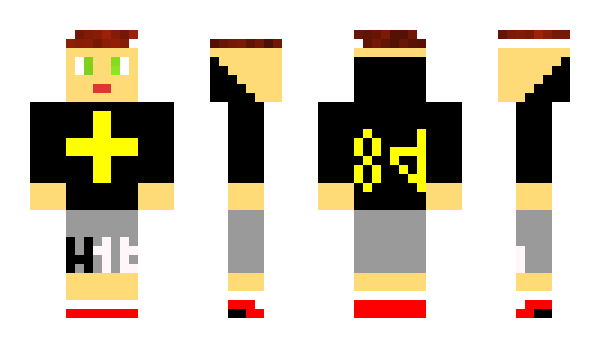 Minecraft skin TheBlackIV