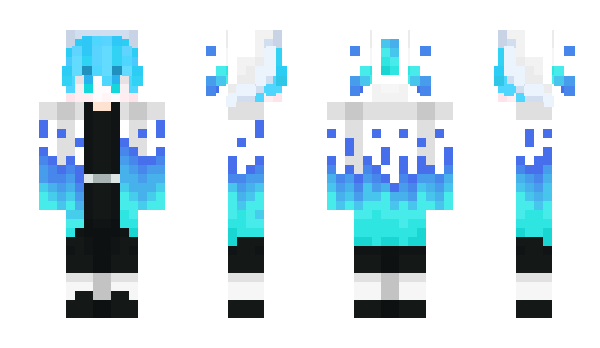 Minecraft skin FireIce