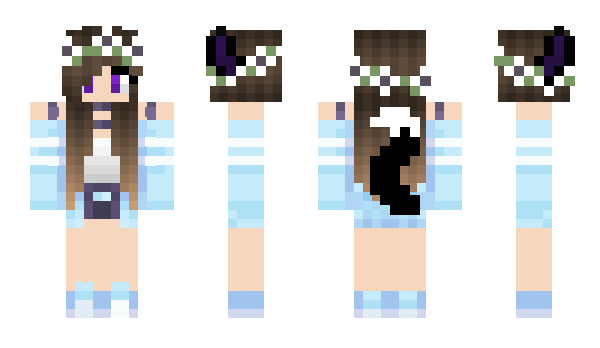 Minecraft skin Rainbowren