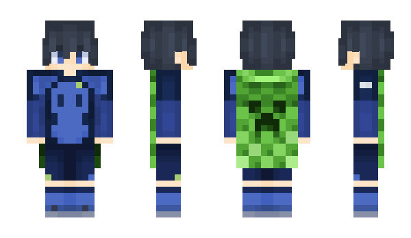 Minecraft skin IsagiYoichii_