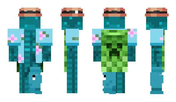Minecraft skin Leafd