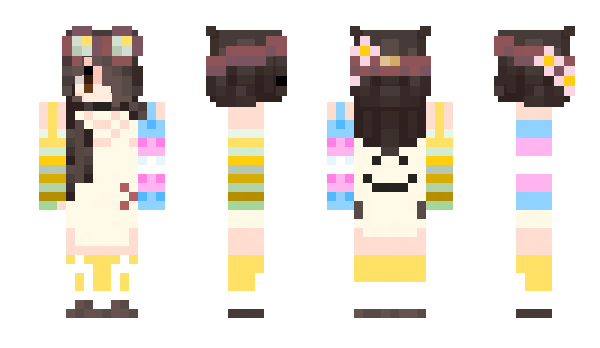 Minecraft skin NeopolitanSwirl