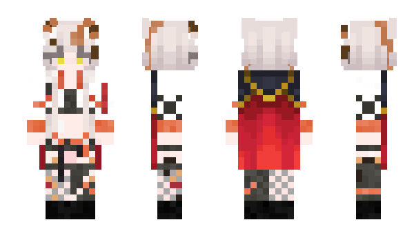 Minecraft скин по нику JustKiku