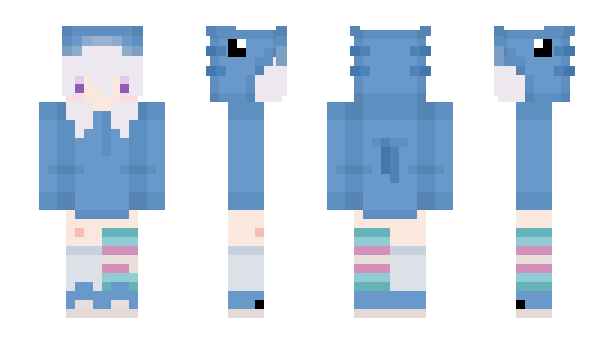 Minecraft skin candyusagiouo