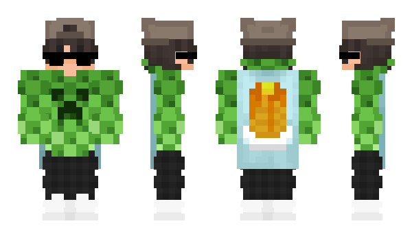 Minecraft скин по нику JustCreeperr